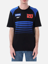 T-shirt homme Fabio Quartararo Yamaha Factory Racing - Logos avec bandes horizontales - | GP Racing Apparels