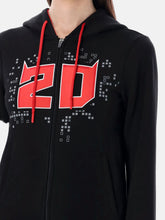 Zip and hooded sweatshirt woman Fabio Quartararo - 20/El Diablo - FABIO QUARTARARO - | GP Racing Apparels