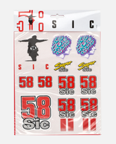 Stickers Marco Simoncelli - Etiquettes assorties - | GP Racing Apparels