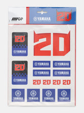 Yamaha – Quartararo 20 Sticker Set – Official MotoGP - YAMAHA DUAL FQ20 - | GP Racing Apparels