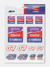 Prima Pramac Racing -Yamaha Sticker Set – Official MotoGP - PRAMAC - | GP Racing Apparels