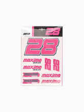 Set d'Autocollants Maximo Quiles 28 - Officiel MotoGP - | GP Racing Apparels