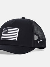 Gorra Alpinestars Flag Snapback - Negra - | GP Racing Apparels