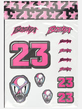 Adesivi grandi Enea Bastianini - Bestia23 - | GP Racing Apparels