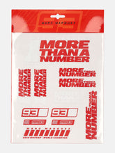 Pegatinas "MORE THAN A NUMBER" - Marc Márquez, Campeón del Mundo de MotoGP 2025 - | GP Racing Apparels