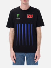 T-shirt homme Fabio Quartararo Monster Energy - Logos et bandes verticales -  | GP Racing Apparels