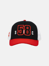 Midvisor trucker cap Marco Simoncelli - Sic58 ricamato -  | GP Racing Apparels