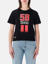 Super Sic 58 T-shirt nera da donna – Official MotoGP -  | GP Racing Apparels