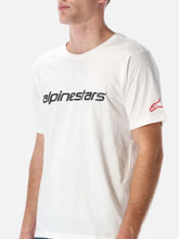 T-shirt Alpinestars Linear Wordmark 2.0 – Bianca -  | GP Racing Apparels