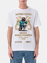 PRE-ORDER | Màximo Quiles Moto3 World Champion 2026 T-Shirt – White - MAXIMO QUILES -  | GP Racing Apparels