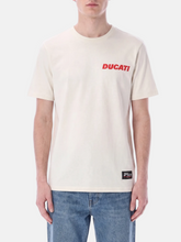 White Ducati logo t-shirt - 100th years of Ducati - DUCATI CORSE -  | GP Racing Apparels