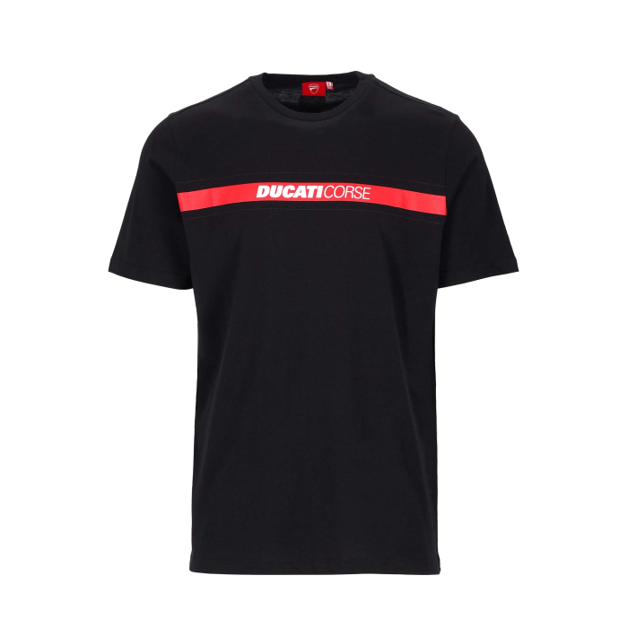 T-shirt Homme Ducati Corse - Bande avec Logo