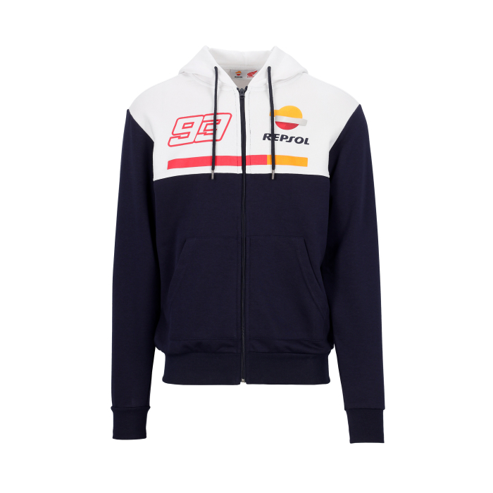 Felpa Uomo con zip e cappuccio Repsol Honda Dual Marc Marquez - 93