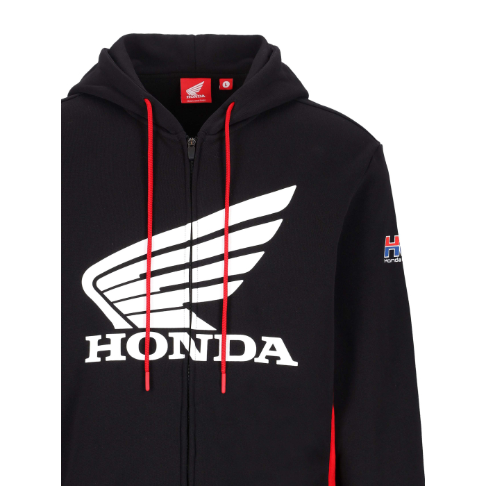 Sudadera Honda HRC Racing - Logo Honda blanco