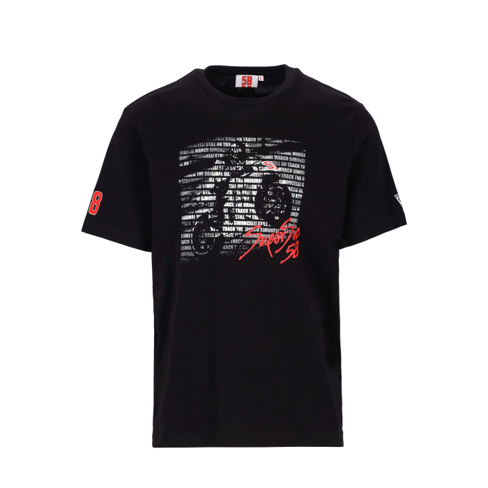 Camiseta Hombre Marco Simoncelli - Impresión fotográfica Super Sic58