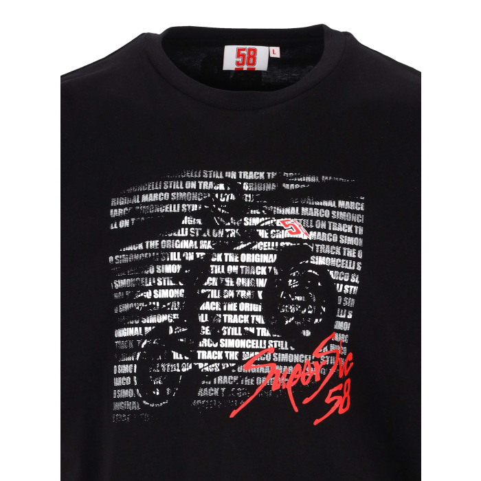 Camiseta Hombre Marco Simoncelli - Impresión fotográfica Super Sic58