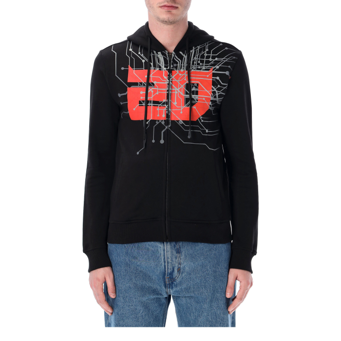 Zipped Hoodie Man Fabio Quartararo - Cyber 20