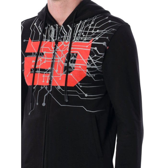 Zipped Hoodie Man Fabio Quartararo - Cyber 20