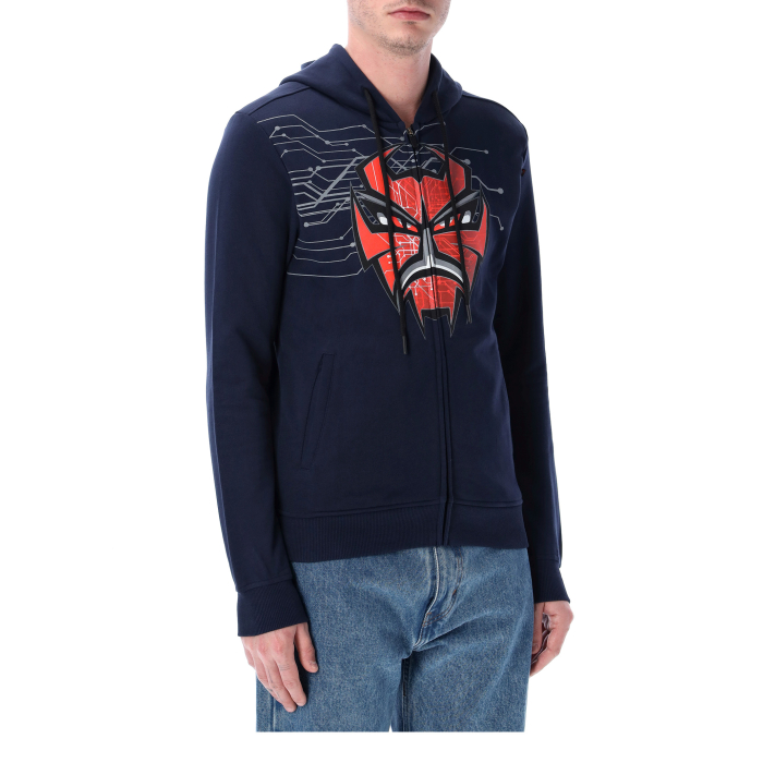 Sudadera con cremallera y capucha hombre Fabio Quartararo - Logo Diablo
