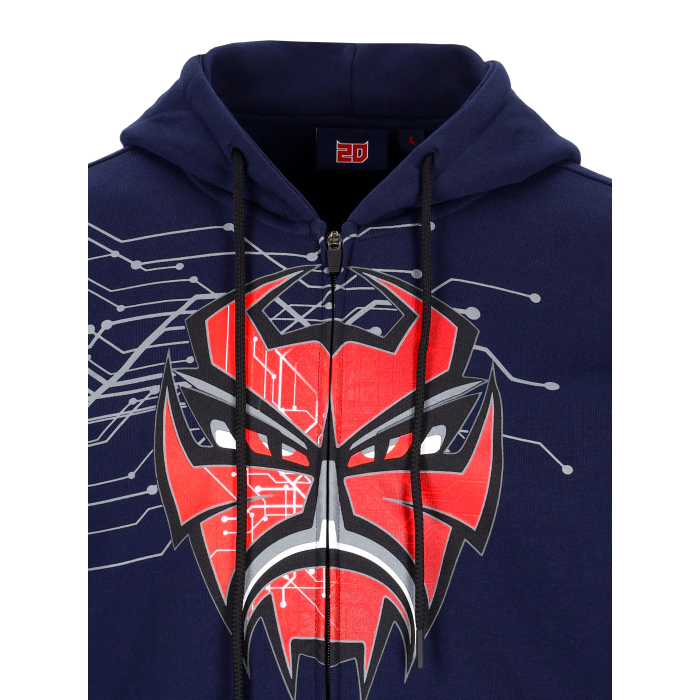 Sudadera con cremallera y capucha hombre Fabio Quartararo - Logo Diablo