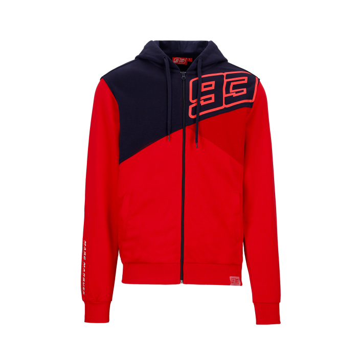Felpa Uomo con Zip e Cappuccio Marc Marquez - 93