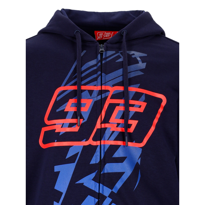 Sweat à capuche zippé Marc Marquez - Imprimé graphique 93