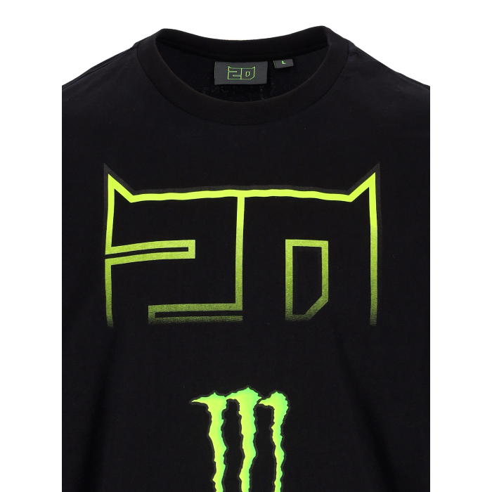 Camiseta Hombre Fabio Quartararo Monster Energy Dual Collection - 20 Logo Monster