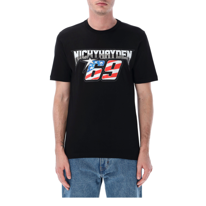 T-shirt uomo Nicky Hayden - 69 Bandiera Americana