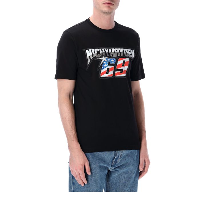 T-shirt uomo Nicky Hayden - 69 Bandiera Americana