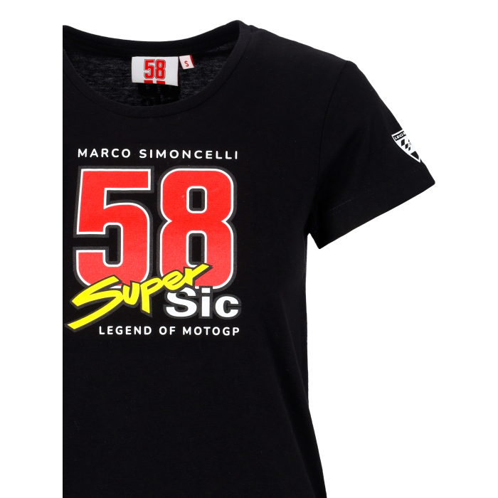 T-shirt Femme Marco Simoncelli - 58 Super Sic