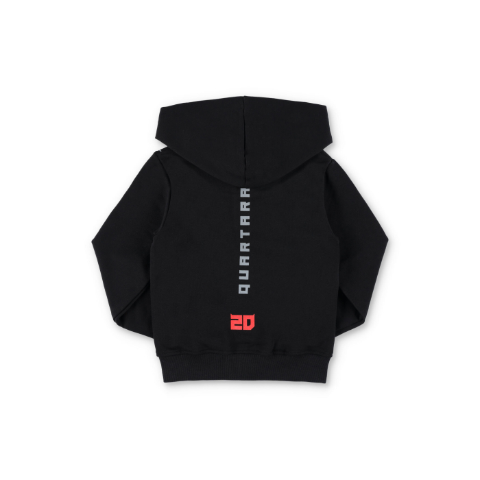 Felpa Bambino con zip e cappuccio Fabio Quartararo - Cyber 20