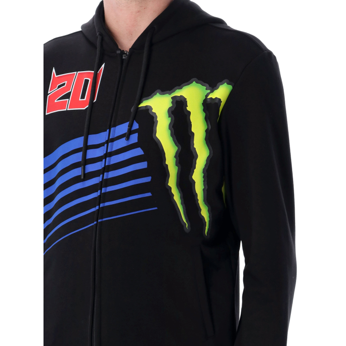 Zip Sweatshirt man Fabio Quartararo Monster Energy - Monster Energy Logo