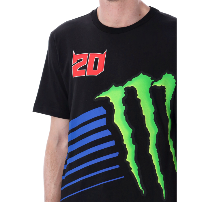 T-shirt man Fabio Quartararo Monster Energy - Big Monster Energy Logo