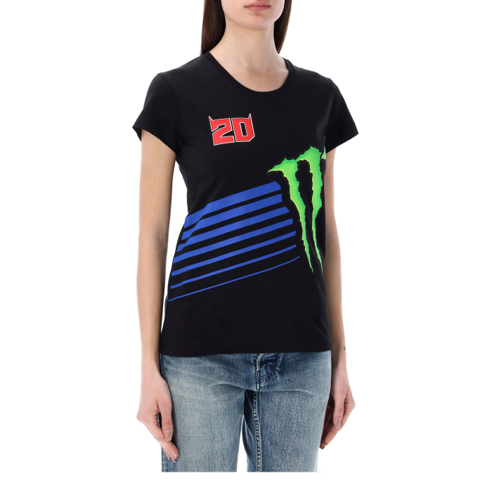 T-shirt woman Fabio Quartararo Monster Energy - Big Monster Energy Logo