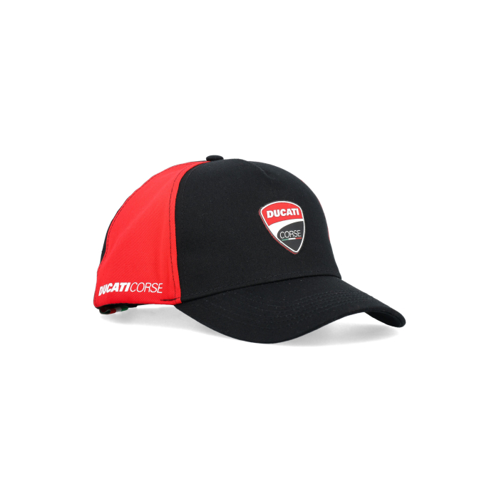 Cap Ducati Corse - Ducati Logo - Black and Red