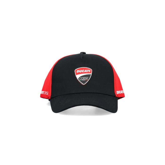 Cap Ducati Corse - Ducati Logo - Black and Red