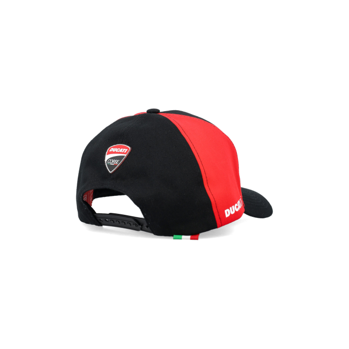 Cap Ducati Corse - Ducati Logo - Black and Red