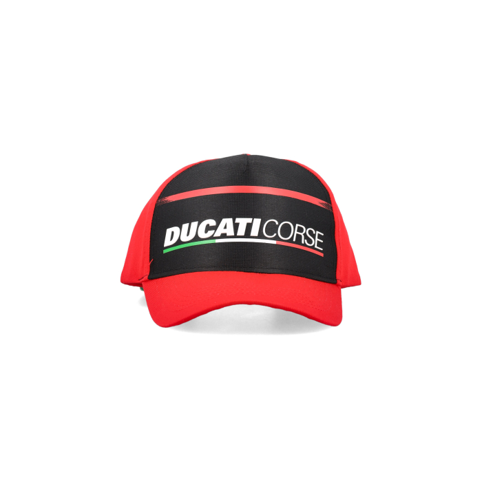 Cappellino Ducati Corse - Logo Ducati - Red and Black