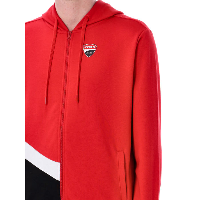 Sudadera con capucha para hombre Ducati Racing - Parche Ducati
