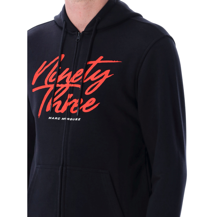 Felpa con zip e cappuccio uomo Marc Marquez - Ninetythree