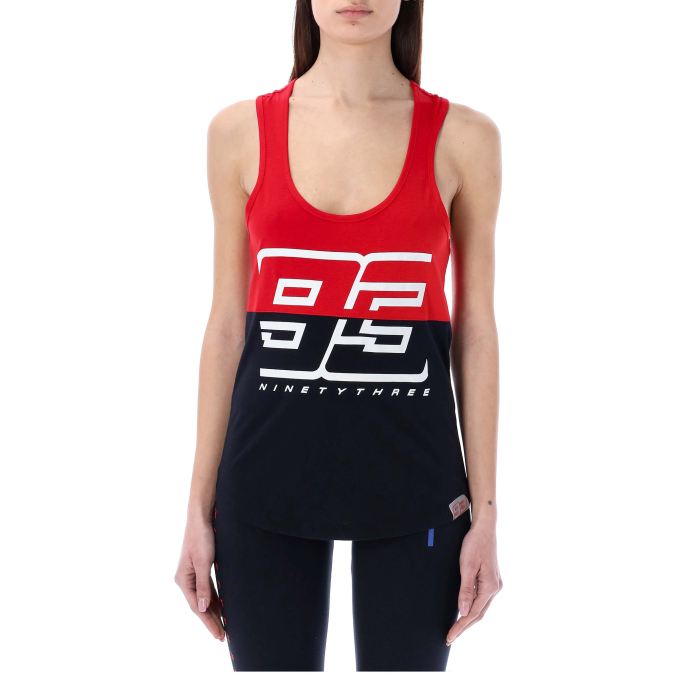Débardeur femme Marc Marquez - Rouge/Bleu 93