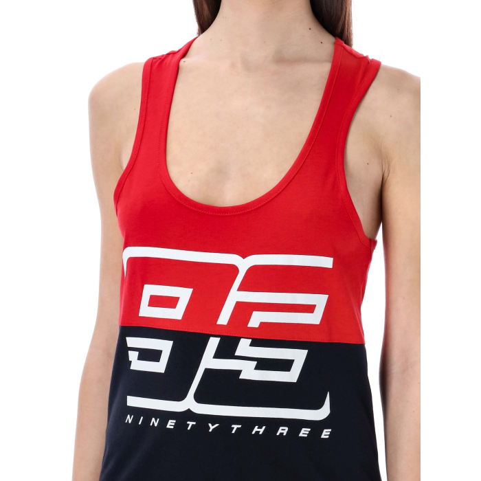 Débardeur femme Marc Marquez - Rouge/Bleu 93