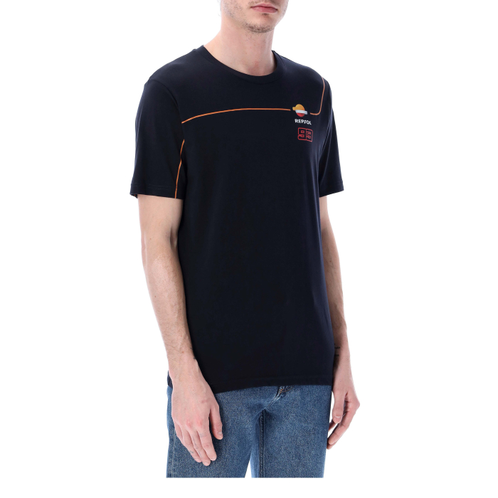 T-shirt man Marc Marquez Repsol Honda - Logos