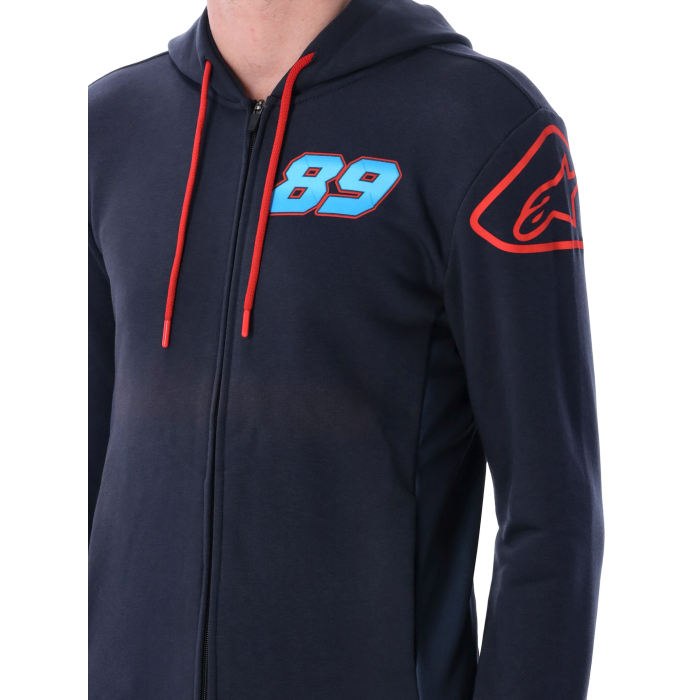 Zip up hoodie man Dual Alpinestars Jorge Martin
