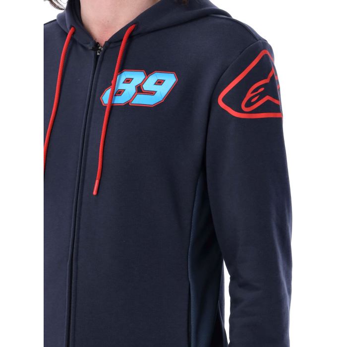 Zip up hoodie man Dual Alpinestars Jorge Martin