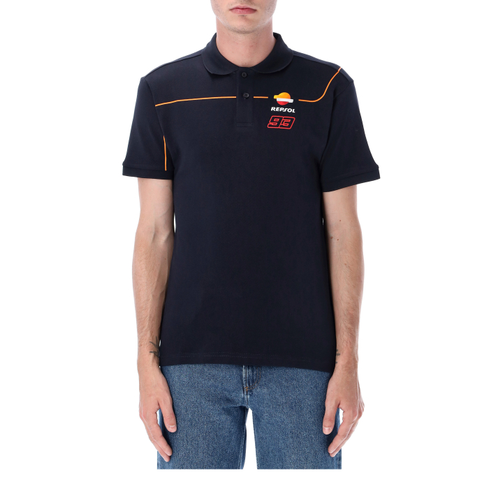 Polo Dual man Marc Marquez Repsol Honda - Logos