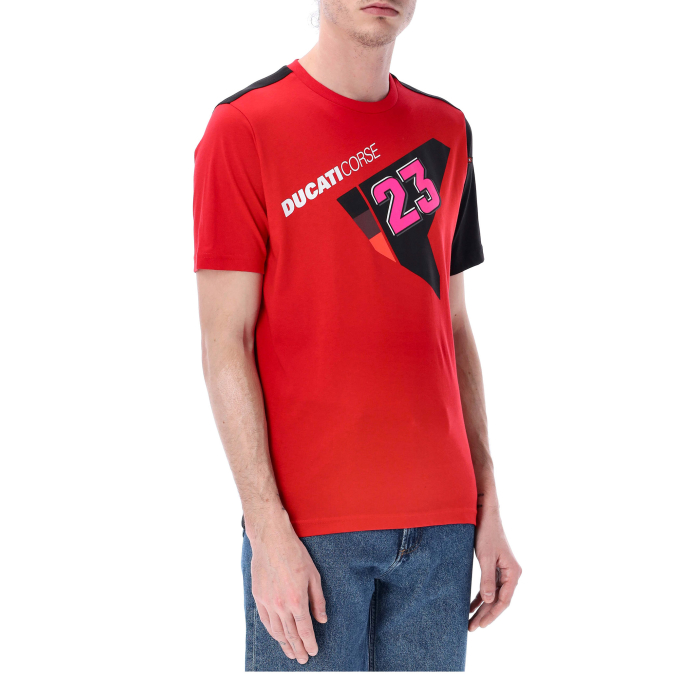 T-shirt uomo Enea Bastianini Ducati Racing - Logo Ducati 23