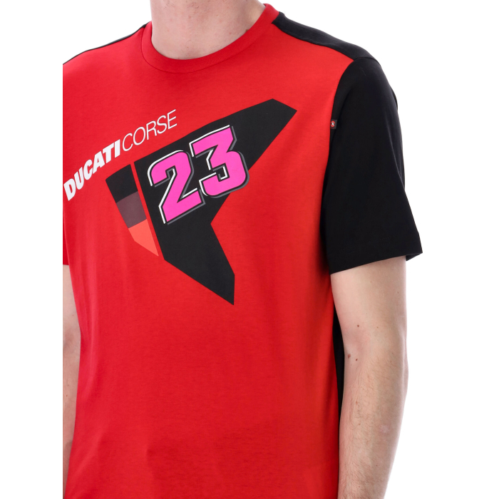 T-shirt uomo Enea Bastianini Ducati Racing - Logo Ducati 23