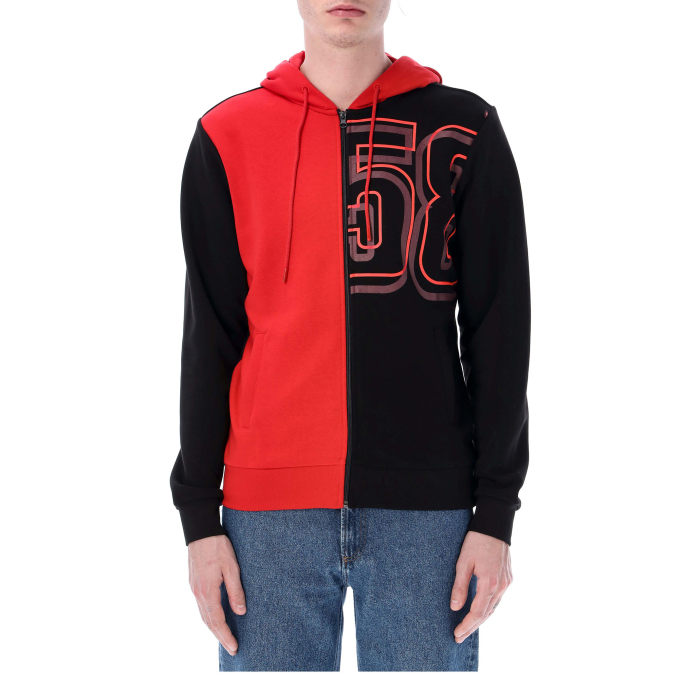 Zip-up hoodie man Marco Simoncelli - 58