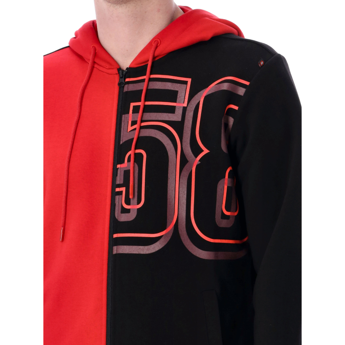 Zip-up hoodie man Marco Simoncelli - 58